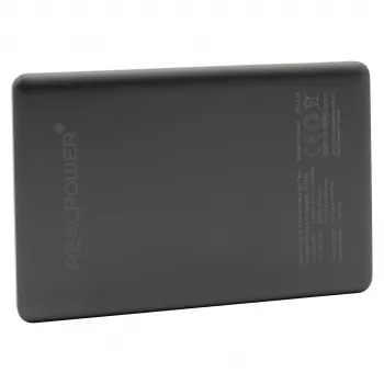 RealPower PB-5000 MAG 5000 mAh juhtmevaba laadimine Titaan