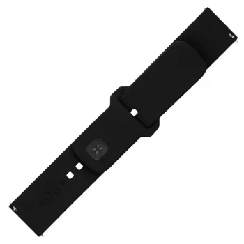 Vahetatav silikoonist kellarihm FIXED FIXSST2-22MM-BK — 22 mm kiirkinnitusega must
