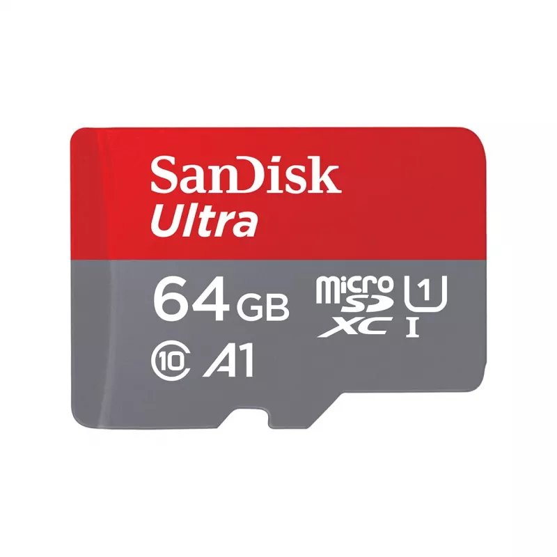 Välkmälu SanDisk 64 GB MicroSDHC UHS-I SDSQUNR-064G-GN6TA