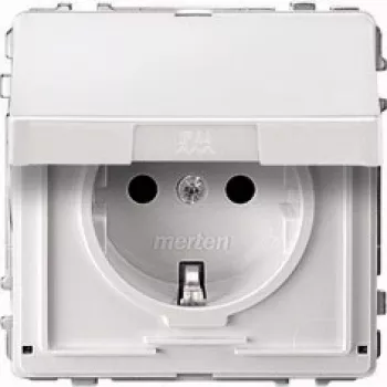 MERTEN pistikupesa 16A MEG2310-7260 alumiinium AC 250V hingedega kaanega MEG2310 MEG2310-7260 (MEG2310-7260)