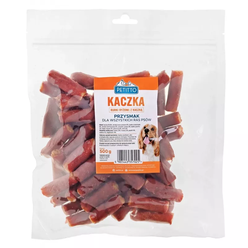 Koeramaiused PETITTO riisitorud pardiga 500 g