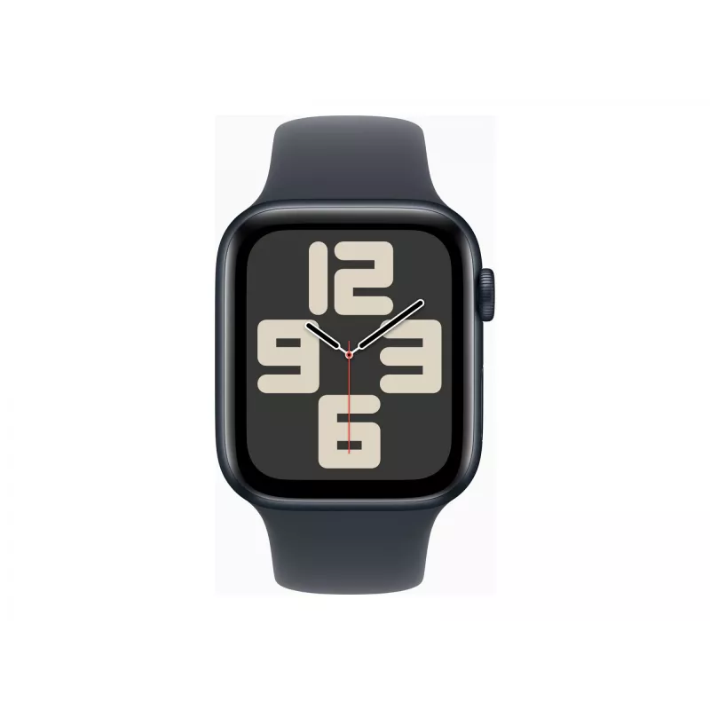 Apple Watch SE GPS + Cellular 44 mm südaöö alumiiniumkorpuse ja südaöö spordirihmaga - M/L
