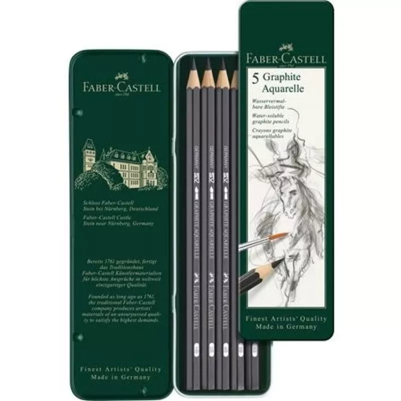 Grafeerpliiats Faber-Castell 117805 HB 5 tk