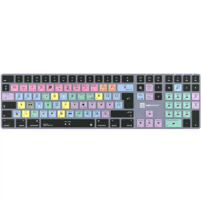 LogicKeyboard Apple Final Cut Pro X Titan UK (Mac) (LKB-FCPX10-TM-UK)