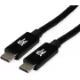 ROLINE USB4 Gen3x2 40Gbit/s kaabel C-C ST/ST 240W 2m - kaabel - digitaalne/andmeside (11.02.9087)