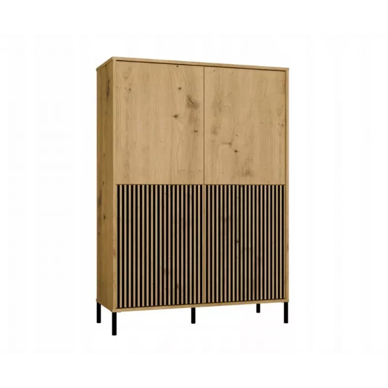 KAMARO 4DK õhuke/GŁ tamm ARTISAN DISPLAY CABINET