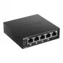 D-Link DGS-1005P/E võrgulüliti, haldamata, Gigabit Ethernet (10/100/1000), Power over Ethernet (PoE), must