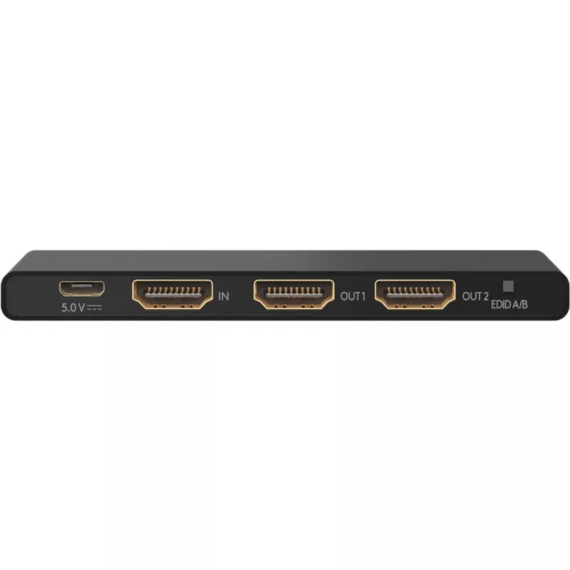HDMI jaotur 1 kahele (4K @ 60 Hz) - jagab 1x HDMI sisendsignaali 2x HDMI väljundiks