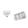 Juhtmepistik Gembird LC-PTU-01/100 8P8C RJ45 läbipaistev