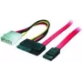 shiverpeaks 0,5 m SATA 22-pin SATA 7-pin + 4-pin Molex Must - Punane - Valge - Kollane SATA-kaabel (BS-78237)