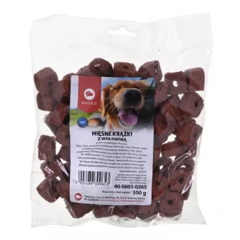 Koerte maius MACED Meat Discs veiselihaga 500 g — lisasuupiste, 12% valku, 8% rasva, 20% niiskust