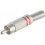 shiverpeaks BS52000-R juhtmepistik RCA roostevaba teras (BS52000-R)