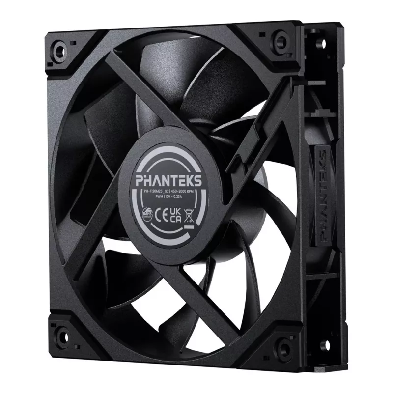 Phanteks M25G2-120 120mm Must 3-Pakendis Korpusventilaatorid