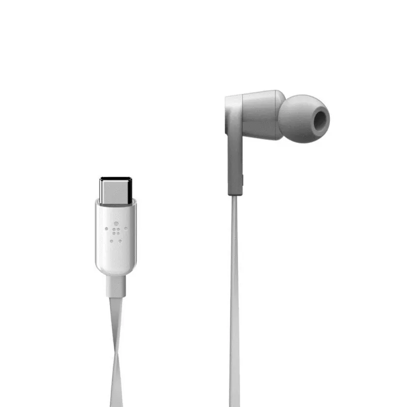 Kõrvaklapid Belkin ROCKSTAR USB USB-C valge