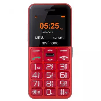 myPhone Halo Easy 4,32 cm (1,7 inch) 70 g Hall, Punane Sisenemistase telefon