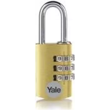 YALE YE3CB/20/121/1/GO tabalukk 20 mm kuldne kombinatsioonlukk (YE3CB/20/121/1/GO)