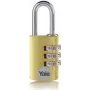 YALE YE3CB/20/121/1/GO tabalukk 20 mm kuldne kombinatsioonlukk (YE3CB/20/121/1/GO)