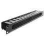 Patch panel DELOCK 67628 1U, must nailon, 483 mm sügavus, 70x44,5 mm