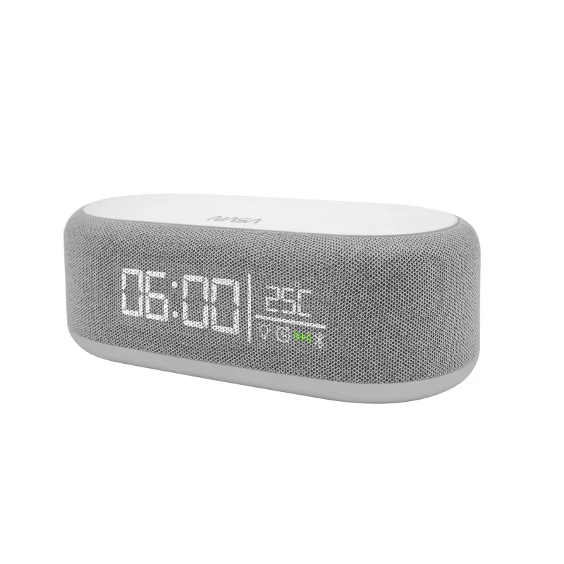 Bluetooth-kõlar, äratuskell ja juhtmevaba laadija Nasa SPC400