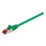 Wentronic Goobay CAT 6 varjestatud võrgukaabel, S/FTP (PiMF), roheline, 10 m - LSZH halogeenivaba, vask (68294)