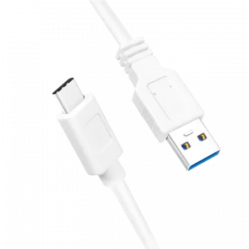 USB-kaabel LogiLink CU0175 USB 3.2 Gen 1 1,5 m USB A USB C valge