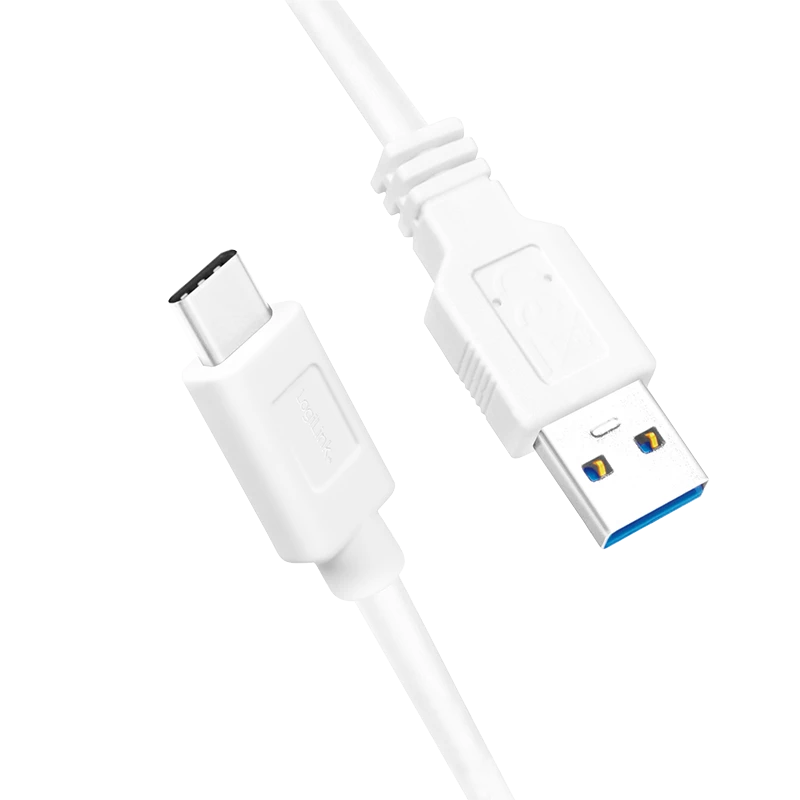 USB-kaabel LogiLink CU0175 USB 3.2 Gen 1 1,5 m USB A USB C valge