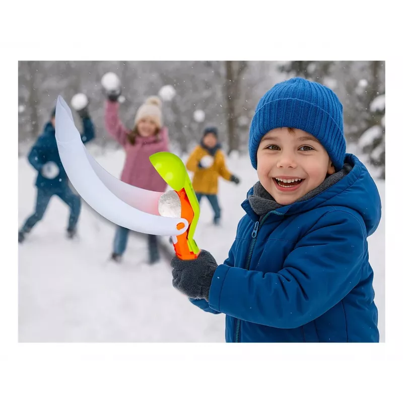 Lumepallivalmistaja Jamara Snow Play Lumepalliheitja 2in1, mitmevärviline, 0,21 kg