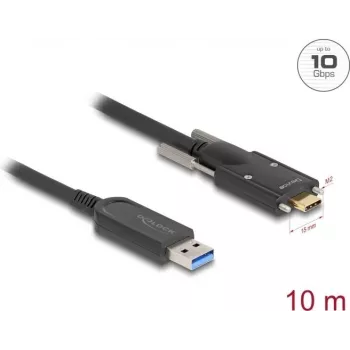 Aktiivne optiline kaabel DeLOCK 83206 USB Type-A USB USB-C-le 10 m 10 Gbps