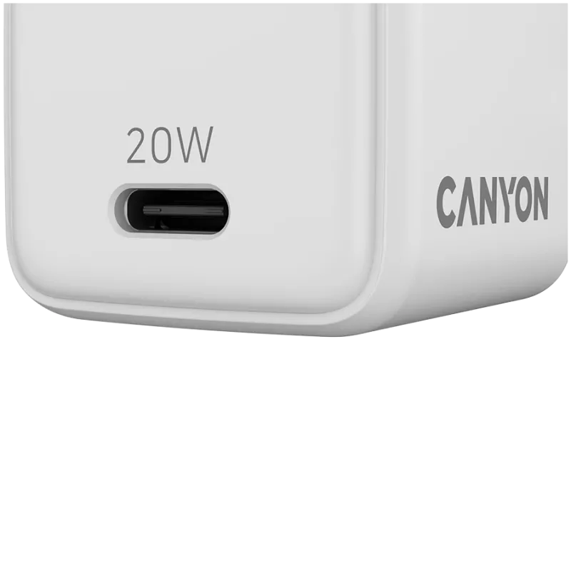 CANYON laadija CU20C GaN 20W 1xPD EU Valge