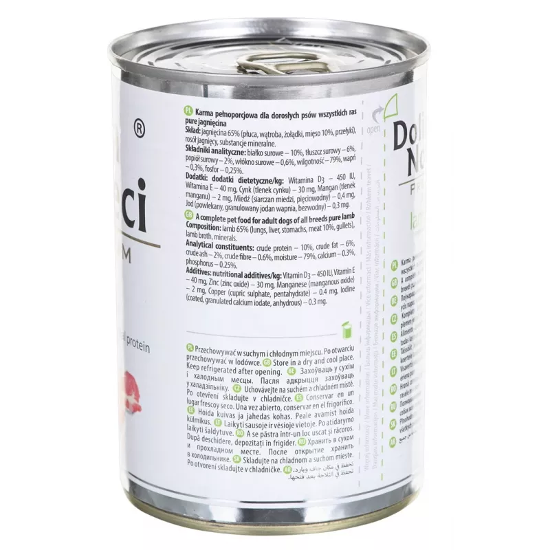 Dolina Noteci Premium Pure Lamb - märg koeratoit - 400g