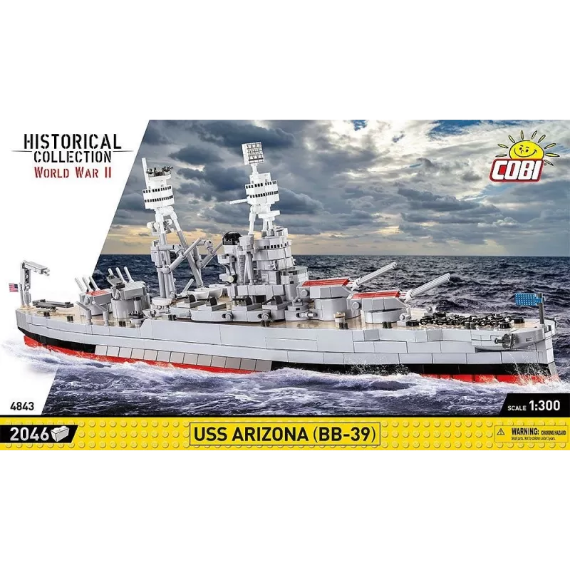 Klotsid USS Arizona BB-39 2046 klotsi
