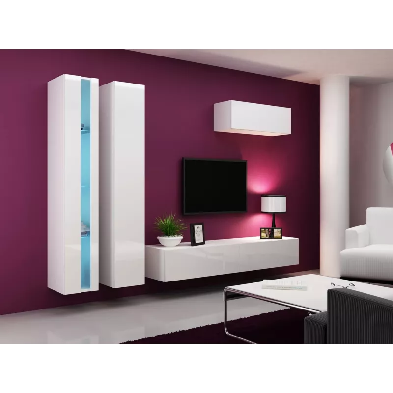 Cama riiul VIGO NEW 180/40/30 valge/valge läige