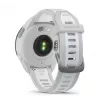 Nutikell GARMIN Forerunner 165 — GPS, AMOLED 1,2 tolli, 4 GB, 5 ATM, aku kestvus 11 päeva, hall korpus, valge rihm