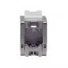 Shielded Cat.6A õhuke Keystone Jack, EQUIP 767223, Toolfree, RJ-45, lame, Silver, 8 pcs