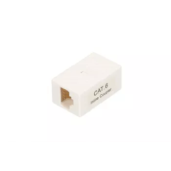 Extralink RJ45 CAT6 UTP ühenduskarp, plastik, valge, 1 tk