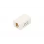 Extralink RJ45 CAT6 UTP ühenduskarp, plastik, valge, 1 tk