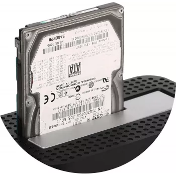 LOGON LHC030 - HDD - SSD - SATA - Serial ATA II - 2.5,3.5 - USB 2.0 Type-B - Must - Hõbedane - 12 V (LHC030)