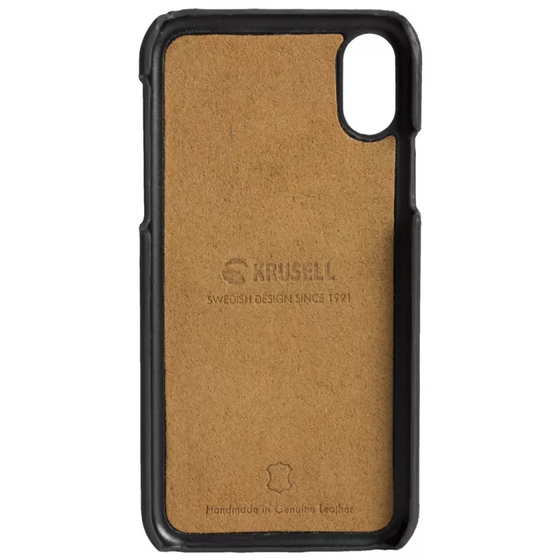 Krusell Sunne 2 kaardikate iPhone XS Max jaoks, must