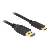USB-kaabel DeLOCK SuperSpeed USB 3.2 Gen 2 Type-A to USB-C 3 m
