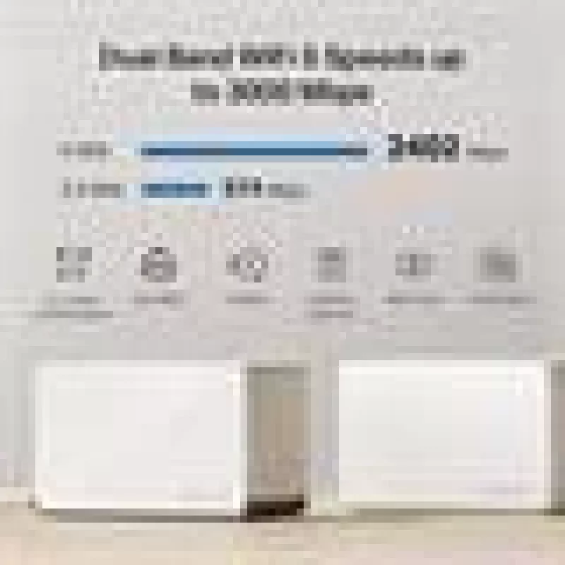 Ruuter MERCUSYS Halo H85X kaheribaline Wi‑Fi 6 (802.11ax), 2,4/5 GHz, kuni 2402 Mbps, 3 LAN-porti, valge (3-pakk)