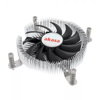 Hübriidjahuti Akasa Intel LGA1700 7,5 cm Alumiinium Must