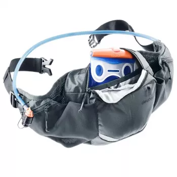 Puusakott DEUTER Pulse 3 neerukompatiibelse reguleeritava vööga, 3 L, Graphite, 330 g