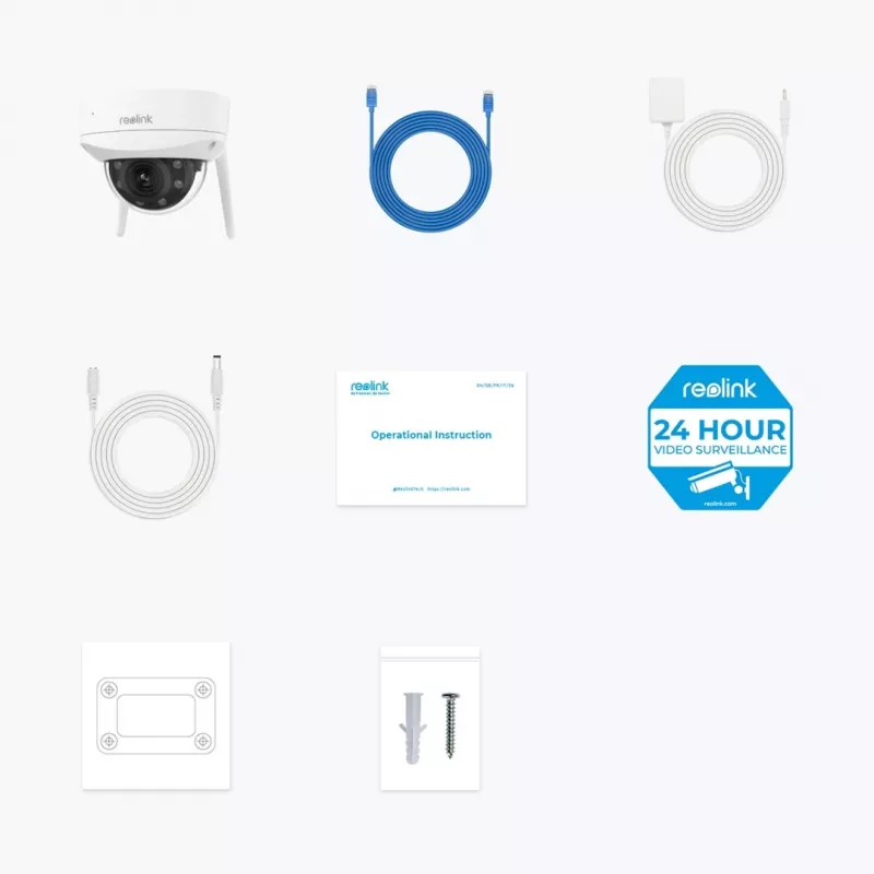 Reolink | 4K Ultra HD IK10 Vandalismikindel kaamera | W437 | Kuplikaamera | 8 MP | 2.7-13.5mm | IP67 | H.265 | Micro SD, max 256 GB
