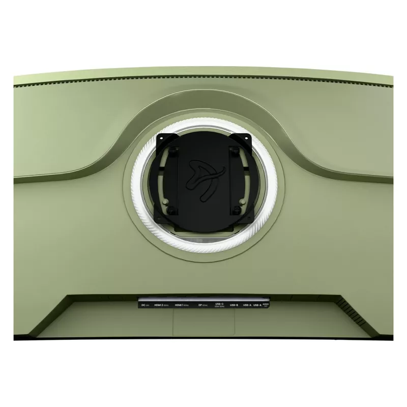 Kõver arvutimonitor Arozzi Nova 49 tolli (124,5 cm) Dual QHD 5120×1440 LED VA, 4 ms, Roheline