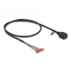 DeLOCK võrgukaabel 88005 RJ45 Cat.5e 0,5 m Must
