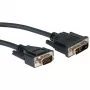 ROLINE DVI-VGA-kaabel, DVI (12+5) isane - HD15 isane 2,0m (11.04.5420)