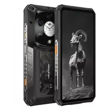 Vastupidav nutitelefon UleFone Armor 28 Pro — Must, 6 GB muutmälu, 128 GB salvestusruumi