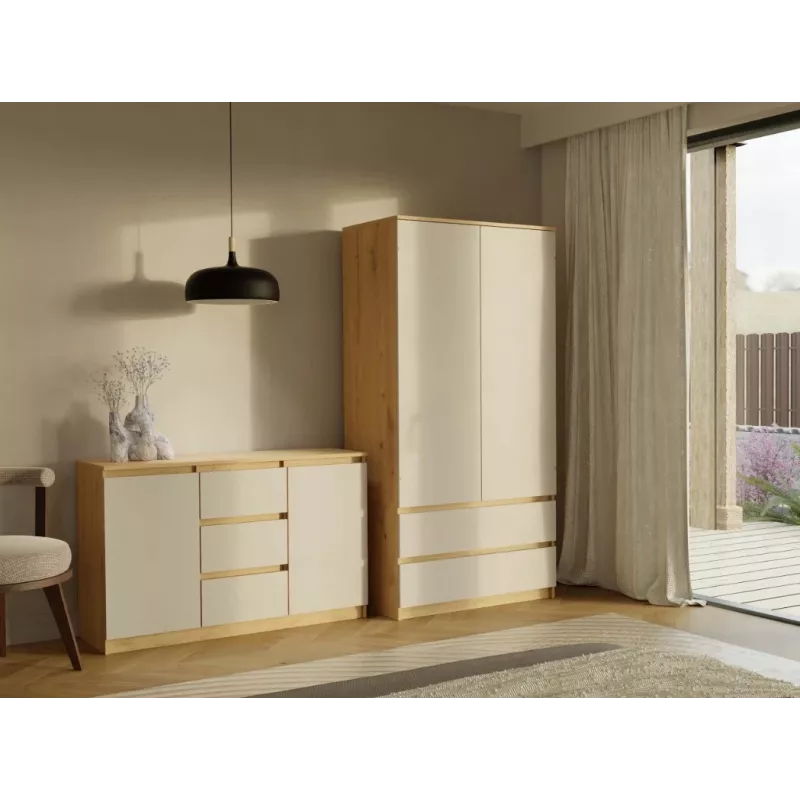 MALWA SS-90 wardrobe artisan tamm/kašmiir