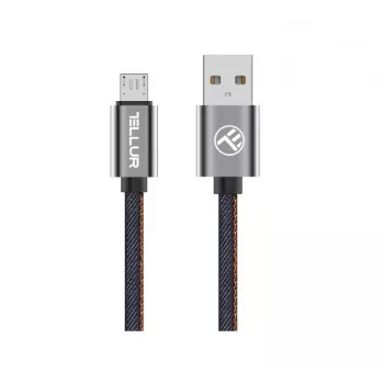 USB-Micro USB andmekaabel Tellur 1 m denim