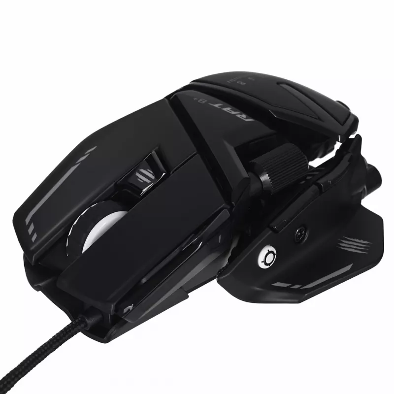 Mängurihiir Mad Catz R.A.T. 8+ — paremakäeline, optiline, 16000 DPI, 11 nuppu, USB Type-A, 145 g